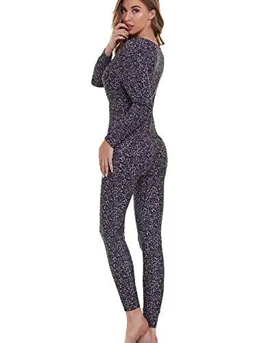 Drop Seat Pajamas - Sexy Deep V Neck Cooling Butt Flap Pajamas Onesie Long Sleeve - AngAbRiel Best Lingerie Shop Online