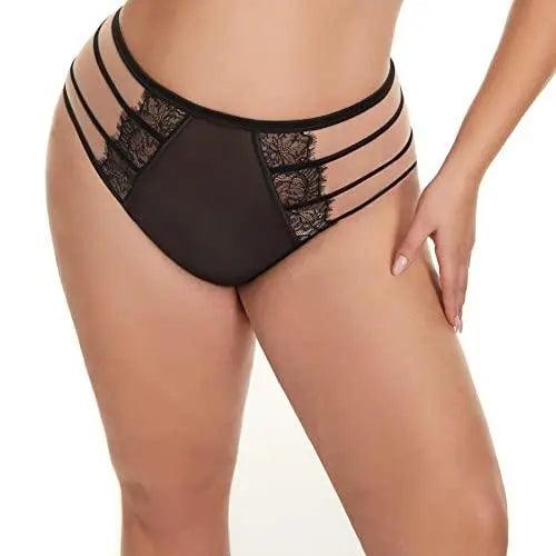 Women's plus size Lace Brief Hi-Cut High Waist Bikini