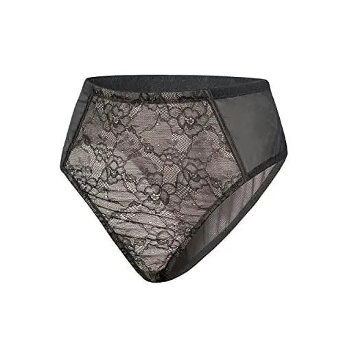 Women's plus size Lace Brief Hi-Cut High Waist Bikini